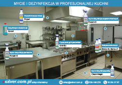 Pobierz w PDF infografikę dotyczącą mycia i dezynfekcji w profesjonalnej kuchni